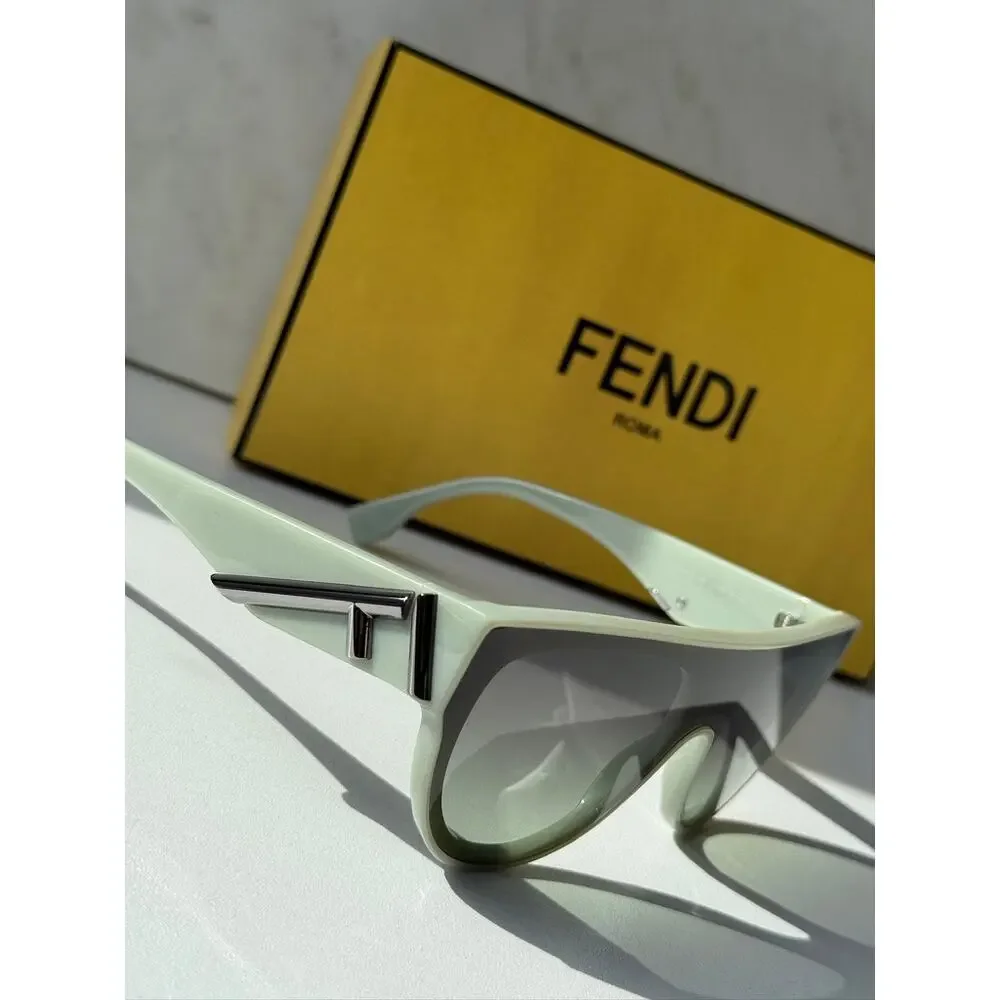 NEW Fendi FE40150I Way Green Flat Top Sunglasses - Picture 9 of 10
